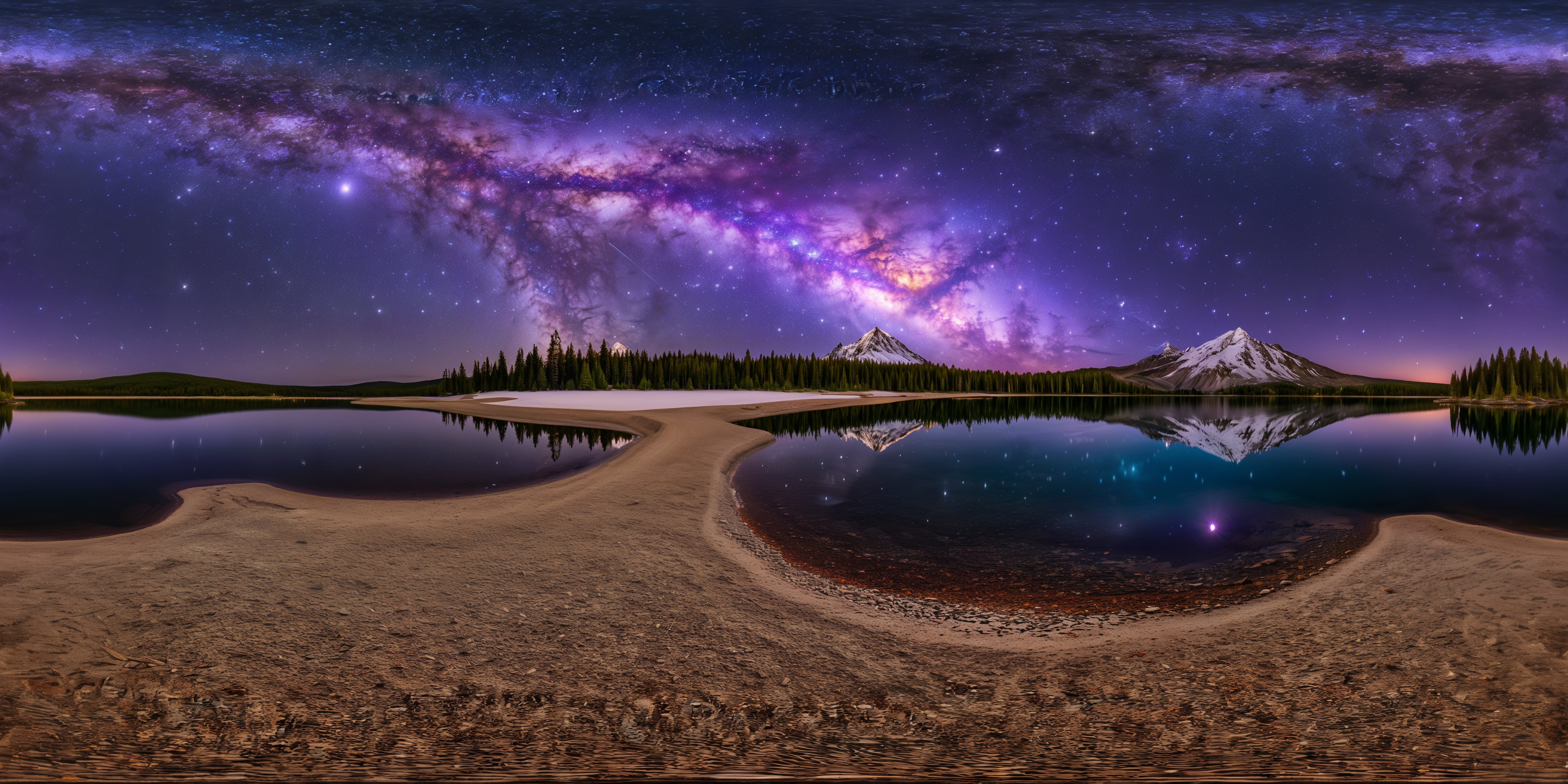 Milky Way Alpine Lake